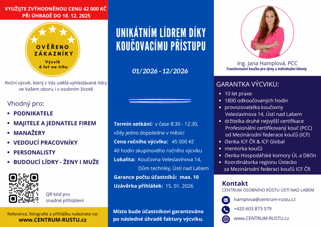 KOUČINK A LEADERSHIP ÚSTÍ NAD LABEM